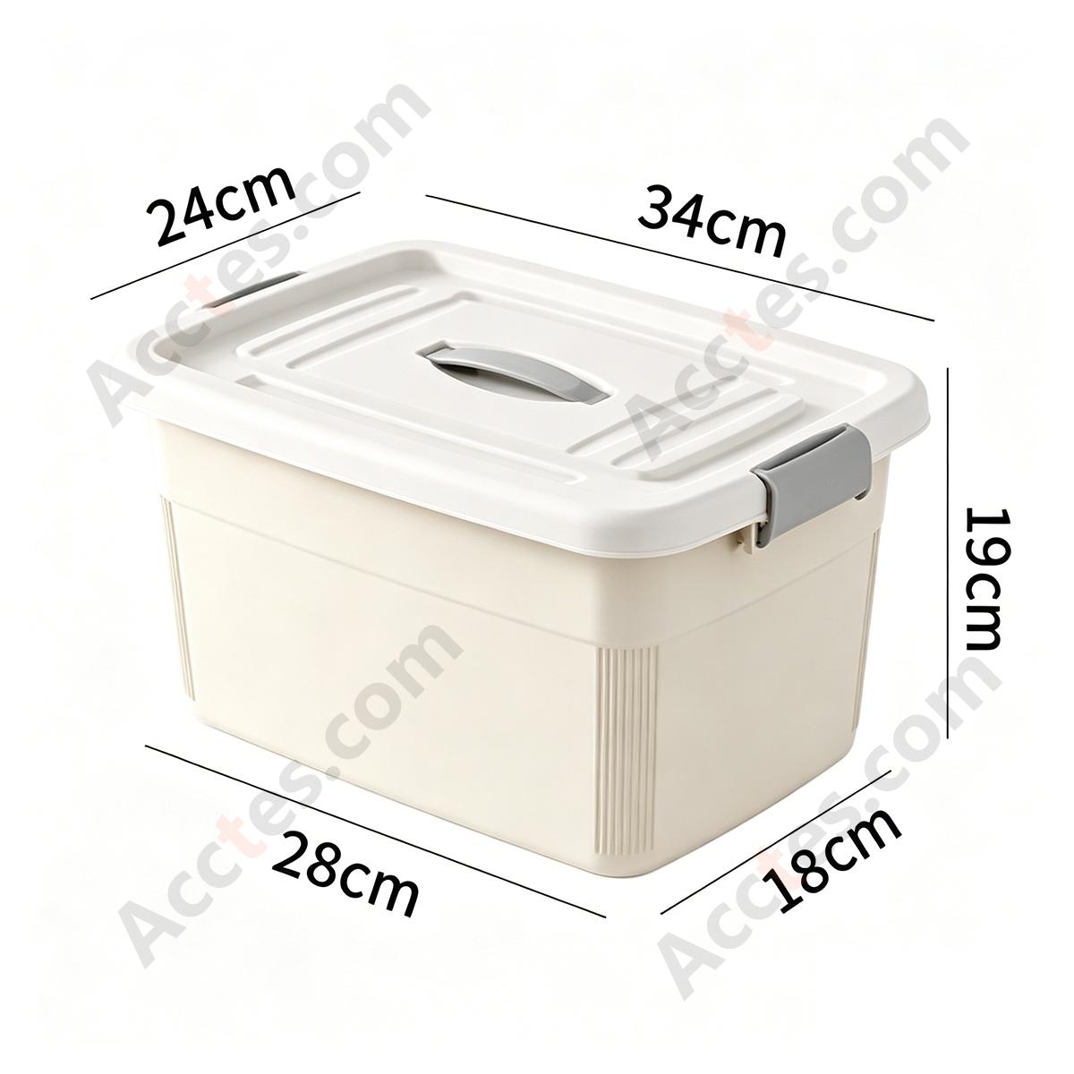 Car Trunk Storage Bin, Beige, Medium