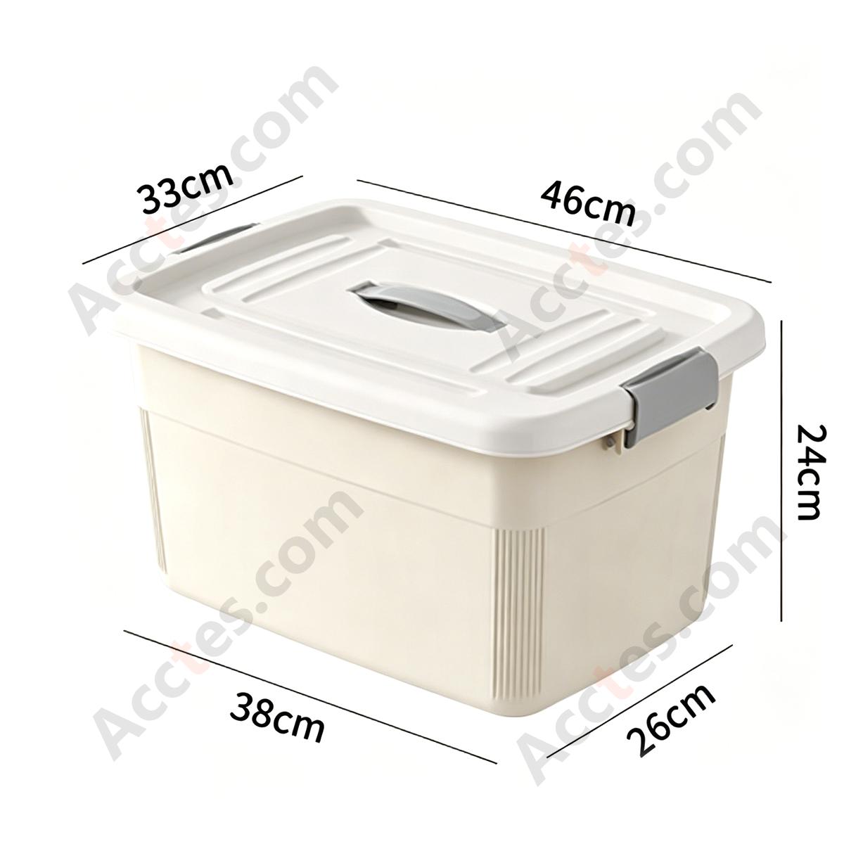 Car Trunk Storage Bin, Beige, Extra Large