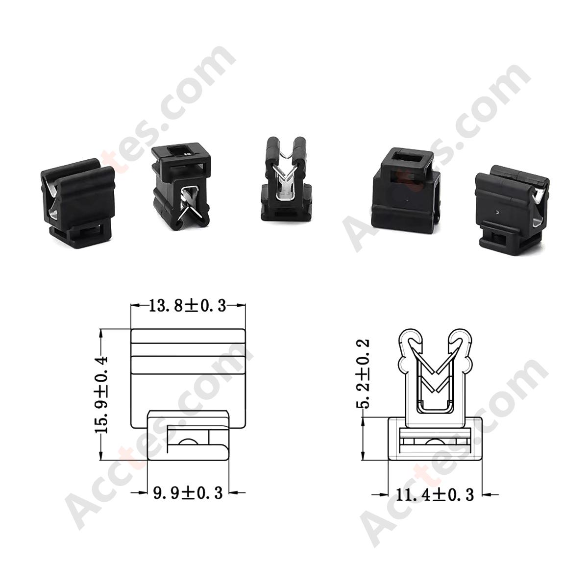 Single Hole Metal Edge Cable Clip for Car Sheet, 500Pcs