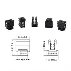 Single Hole Metal Edge Cable Clip for Car Sheet, 500Pcs