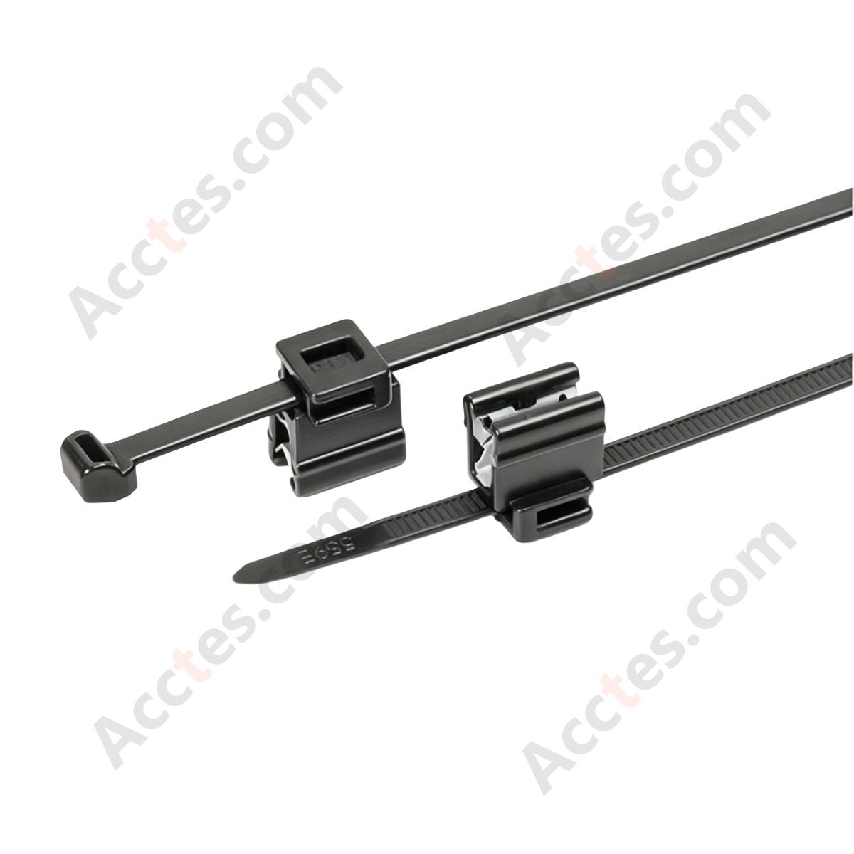 Car Metal Sheet Cable Strap Clip, 500Pcs