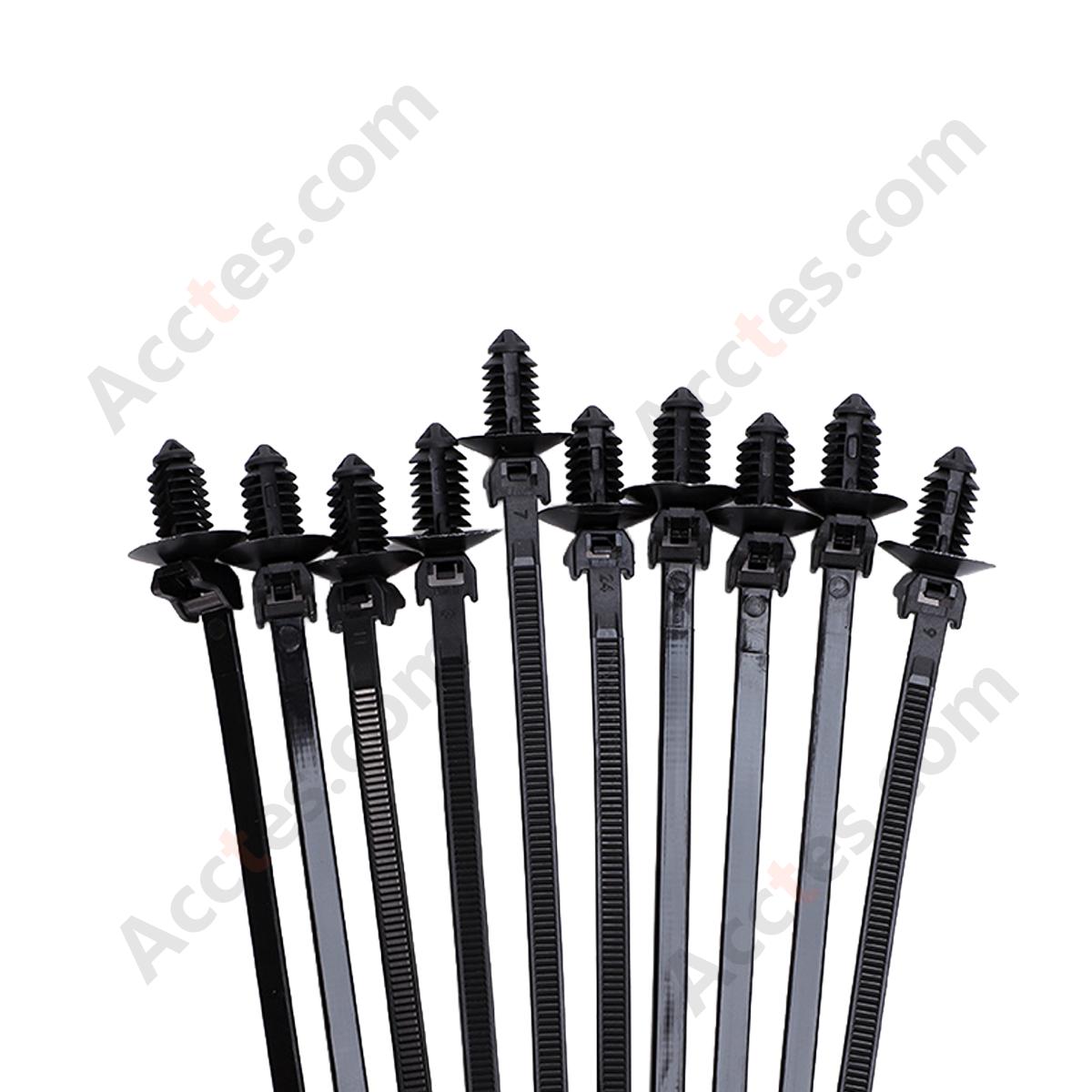 Threaded Head Pine Tree Cable Tie, 4.6*225mm