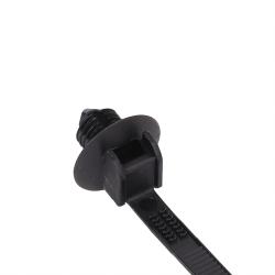 Threaded Head Nylon Pine Tree Cable Tie, 4.8*190mm