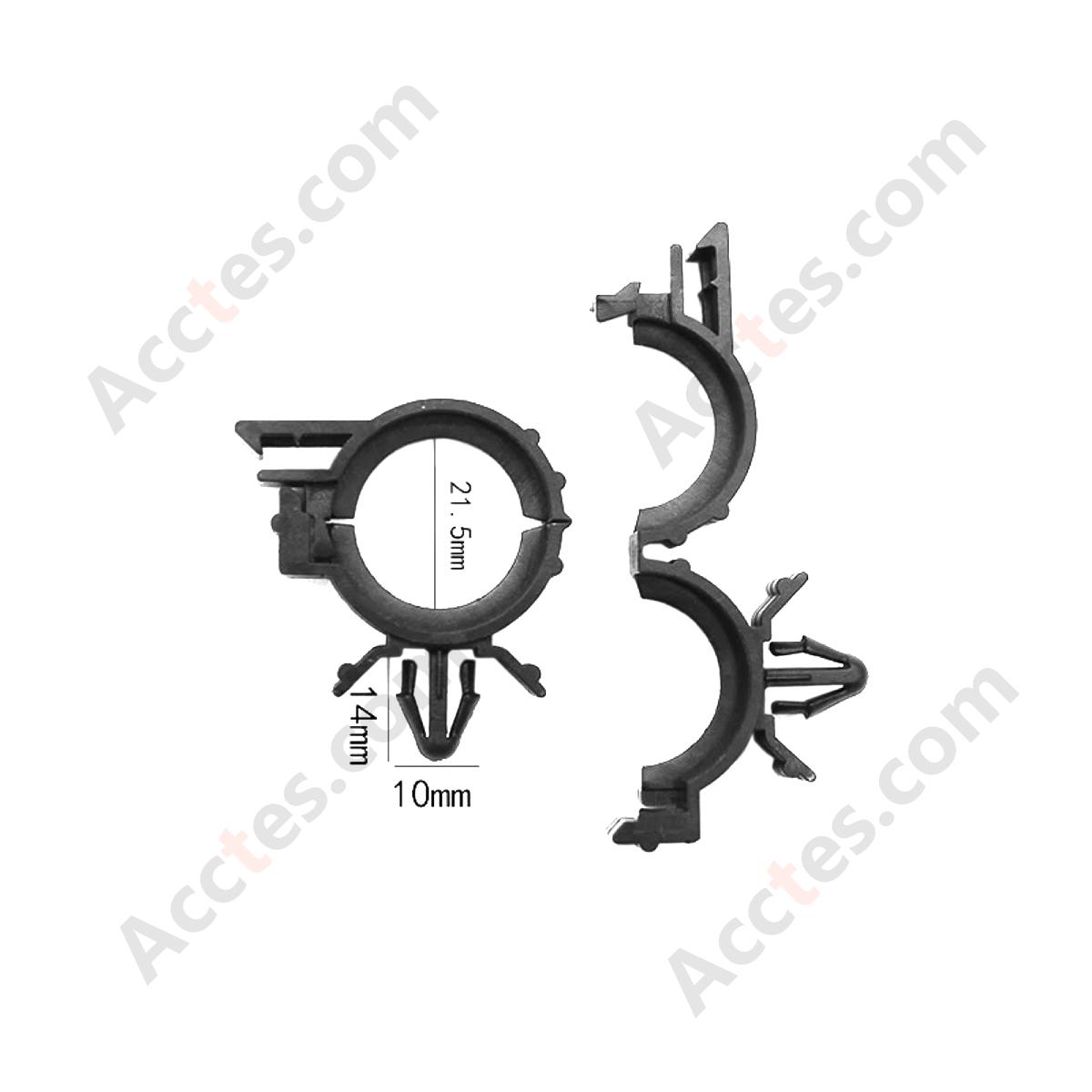 Corrugated Tube Clip for Car Wiring & Fuel Pipe Fixation