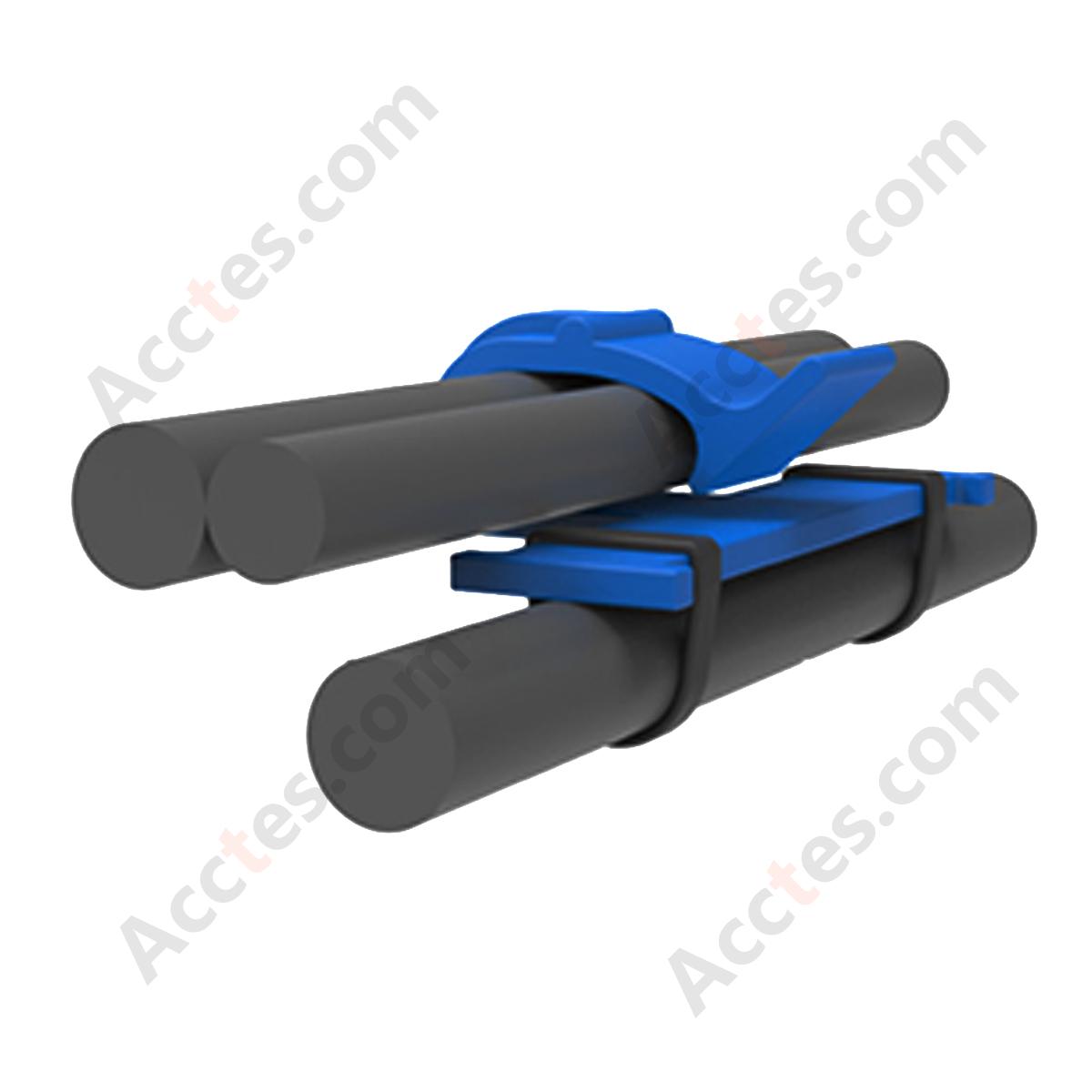 Universal Plastic Cable Bundle Clip, Parallel Pipe Fixing Clamp