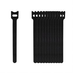 T-Shape Reusable Cable Wraps 15*1.2cm, 12Pcs