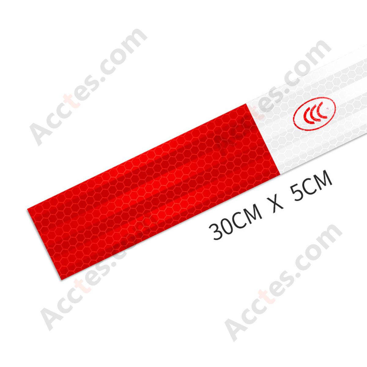 Night Safety Reflective Car Body Warning Stickers, 1 Roll 100Pcs