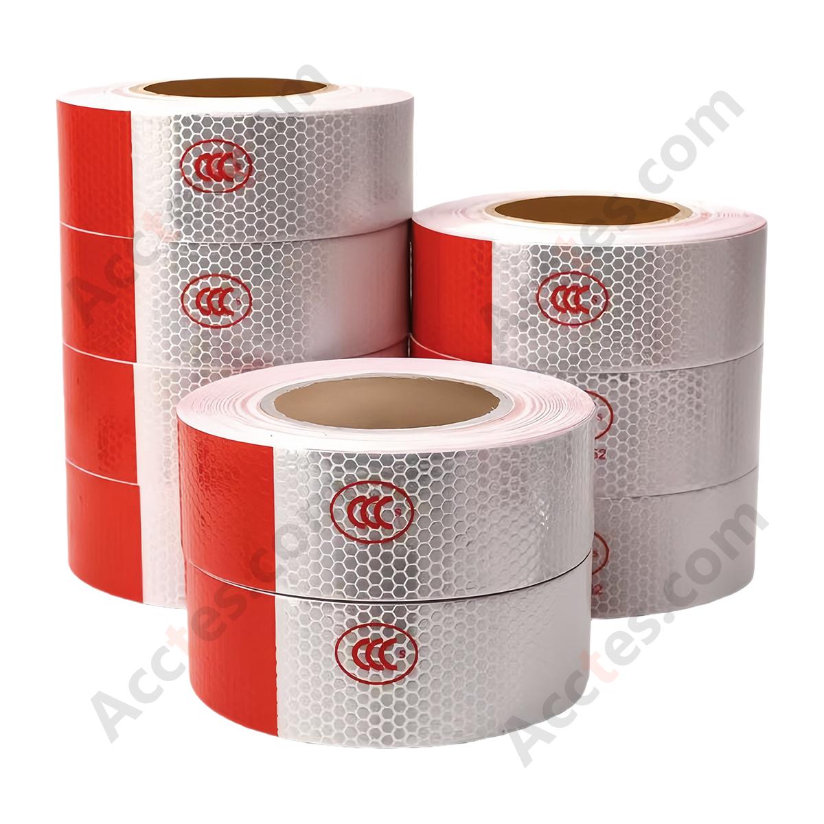 Night Safety Reflective Car Body Warning Stickers, 1 Roll 100Pcs