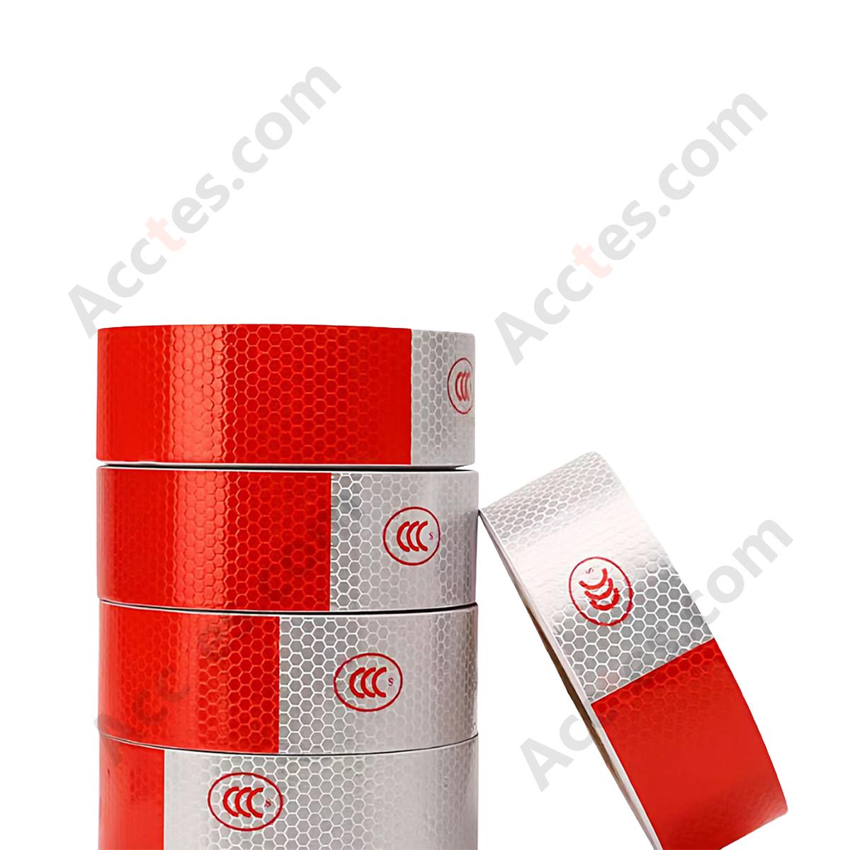Night Safety Reflective Car Body Warning Stickers, 1 Roll 100Pcs