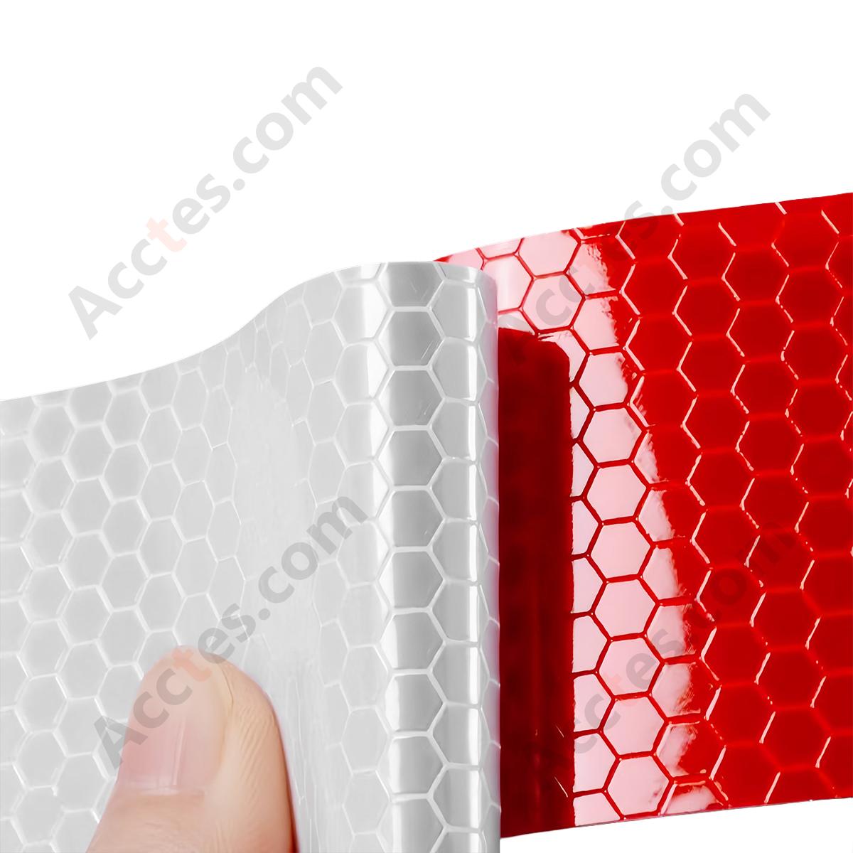 Night Safety Reflective Car Body Warning Stickers, 1 Roll 100Pcs