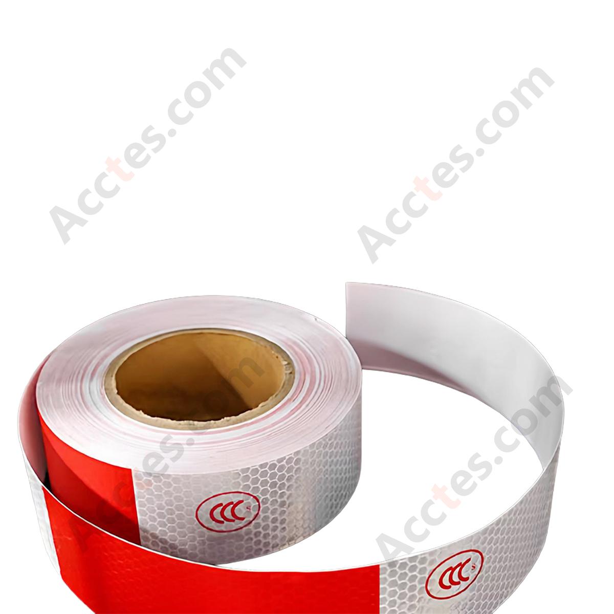 Night Safety Reflective Car Body Warning Stickers, 1 Roll 100Pcs