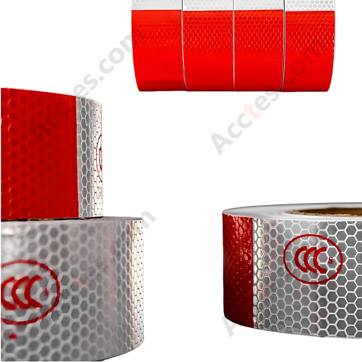 Night Safety Reflective Car Body Warning Stickers, 1 Roll 100Pcs