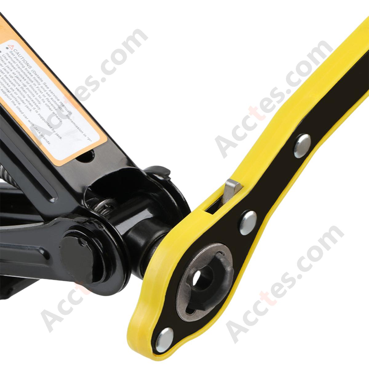 2 Ton Car Jack Kit, Max Height 390mm, Base Height 100mm
