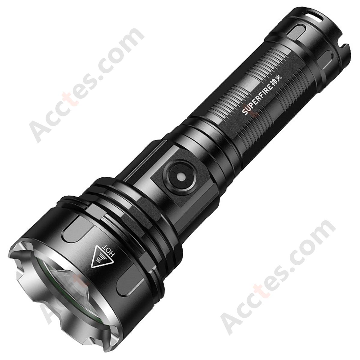 High Power Waterproof Multifunctional Flashlight with Type-C Charging, Model R1 Standard Configuration