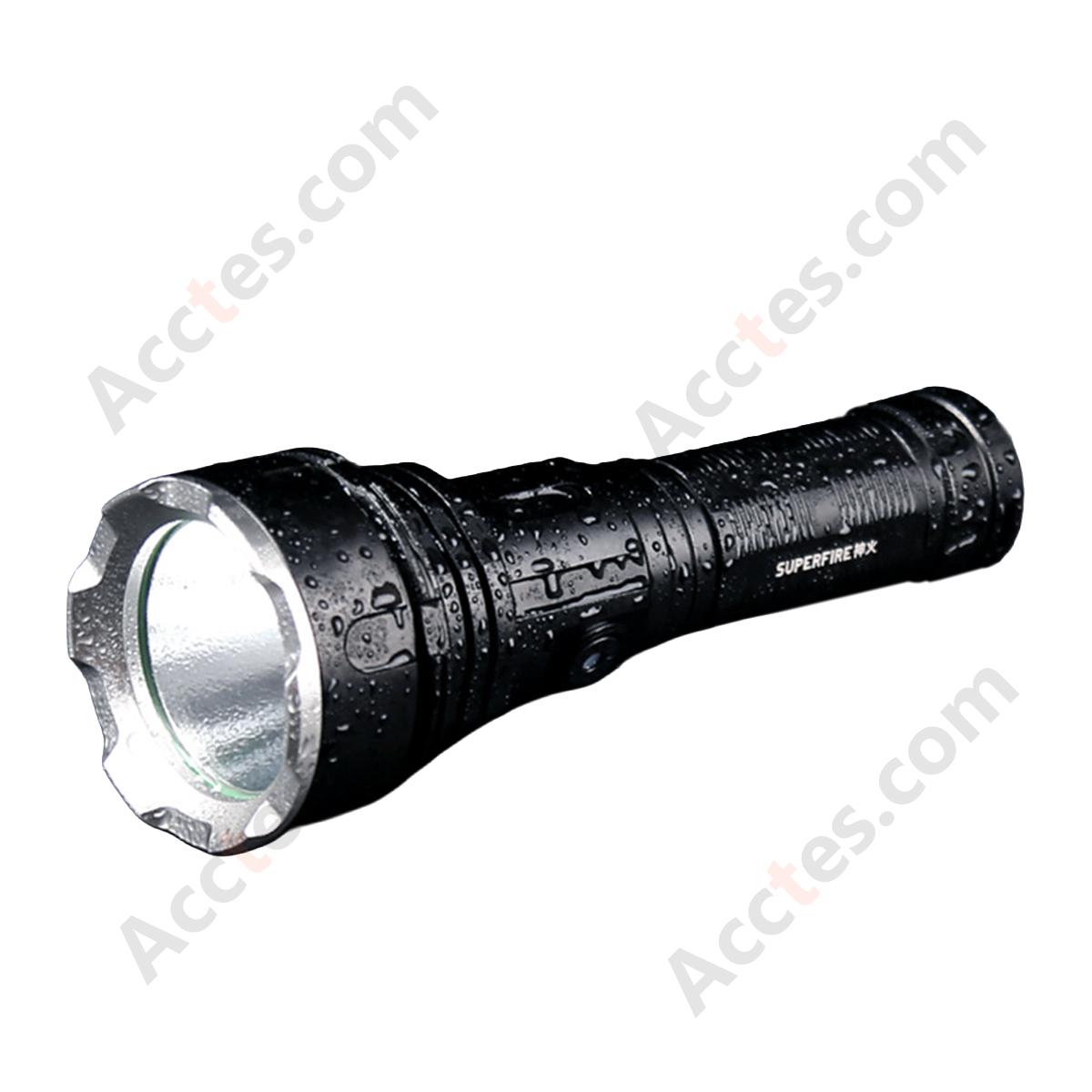 High Power Waterproof Multifunctional Flashlight with Type-C Charging, Model R1 Standard Configuration