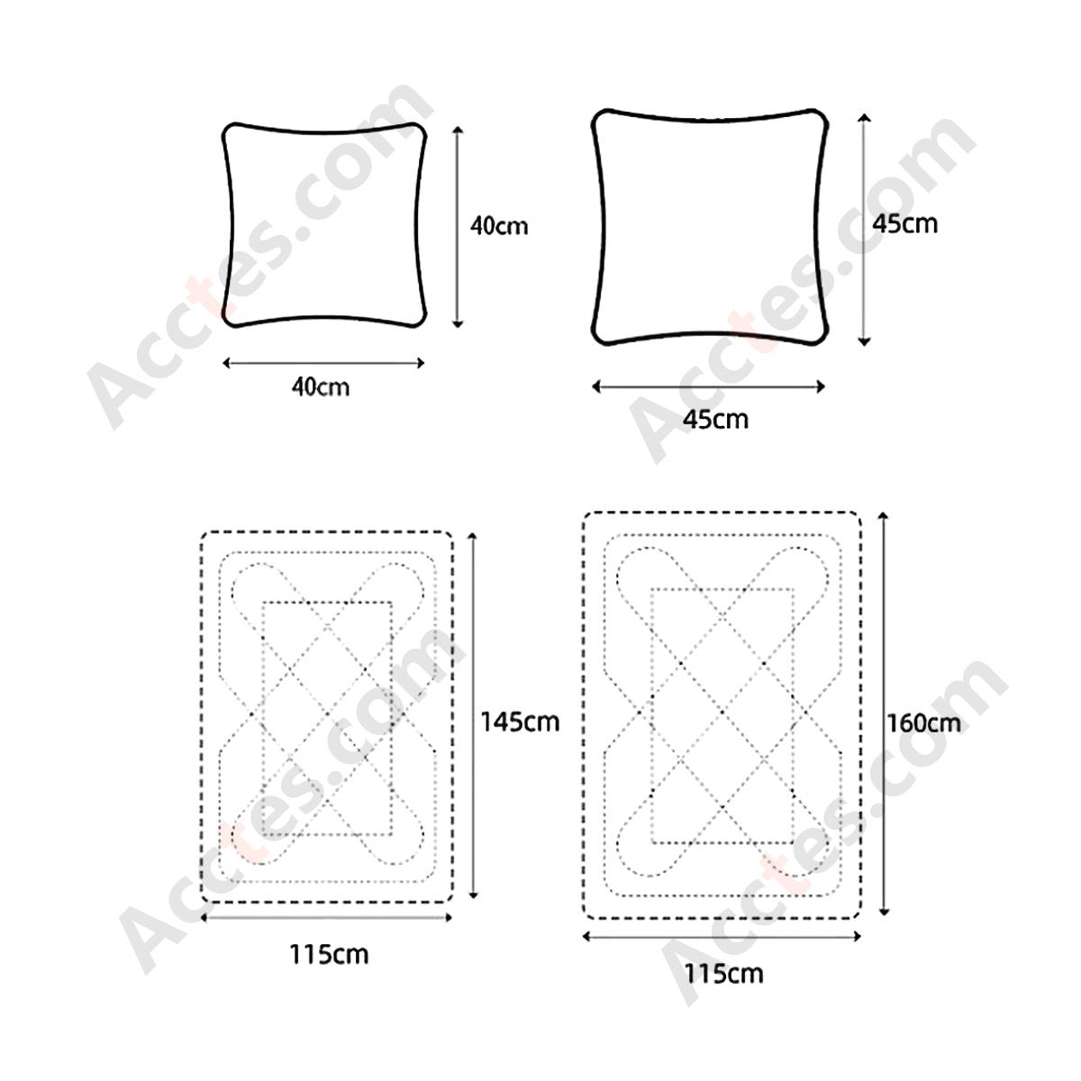 All-Season Multifunctional 2-in-1 Pillow Blanket, Abstract Animal Pattern, Medium Size