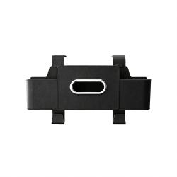 Multi-Functional Car Seat Back Hook Storage Box with Tissue & Cup Holder, Black