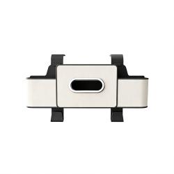 Multi-Functional Car Seat Back Hook Storage Box with Tissue & Cup Holder, Beige