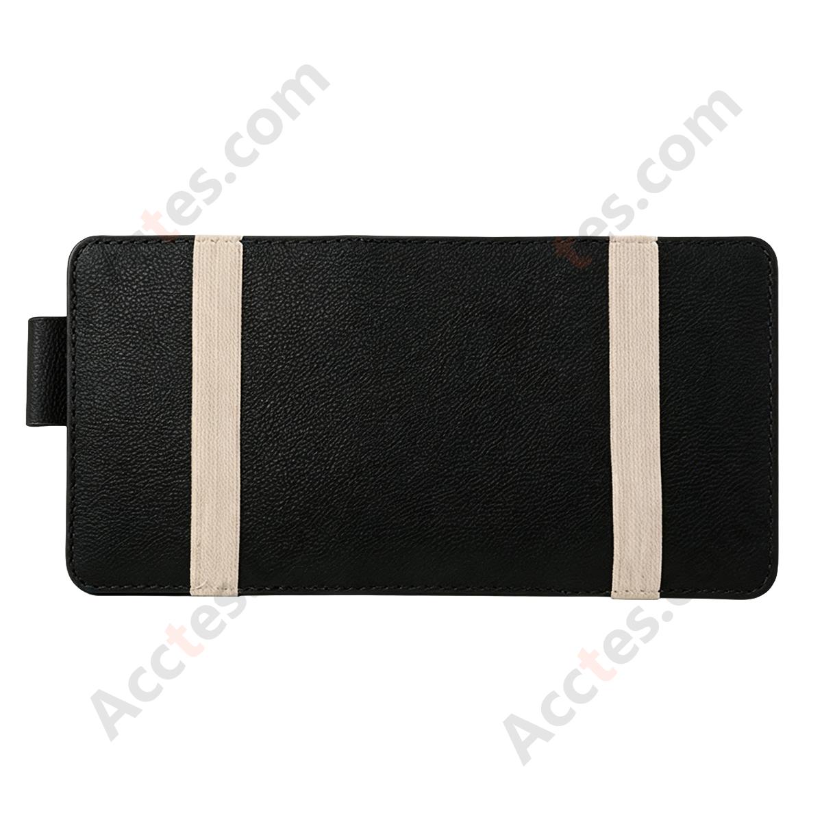 Multifunctional Car Sun Visor Storage Sleeve, Black