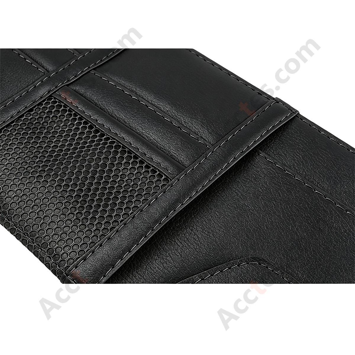 Multifunctional Car Sun Visor Storage Sleeve, Black