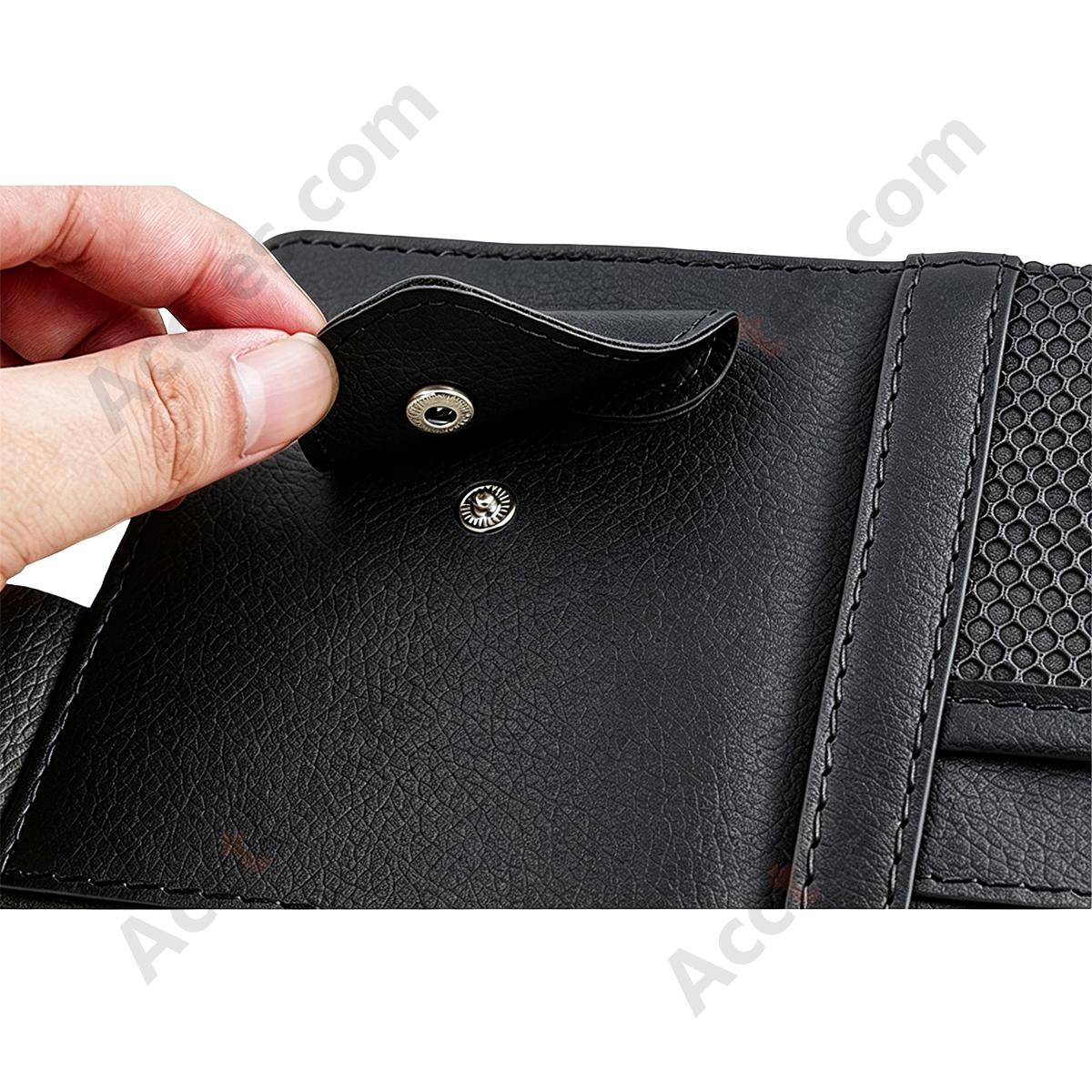 Multifunctional Car Sun Visor Storage Sleeve, Black