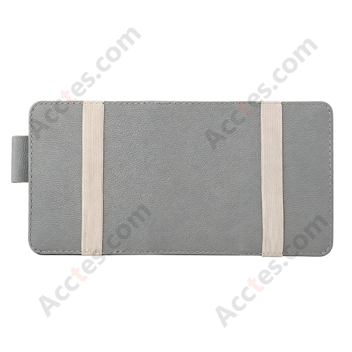 Multifunctional Car Sun Visor Storage Sleeve, Gray