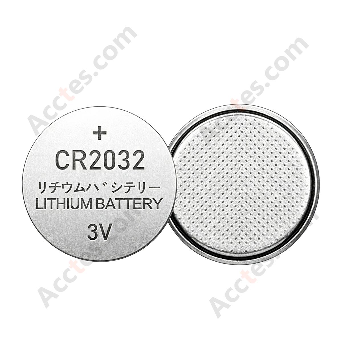CR2032 Coin Cell Battery, 5Pcs Pack, 3.3V 210mAh