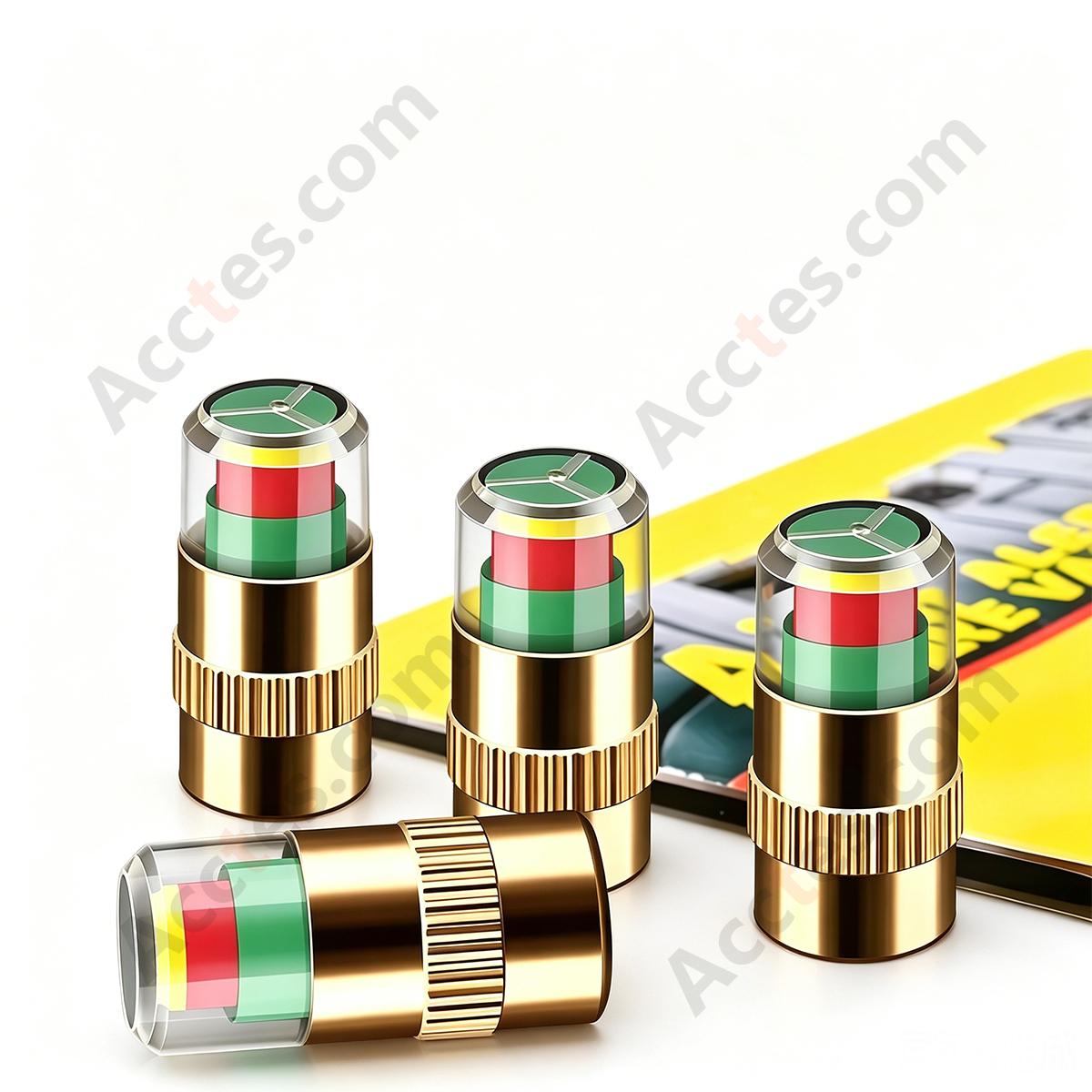 Car Tire Pressure Monitoring Valve Caps, Safety Air Pressure Test Caps