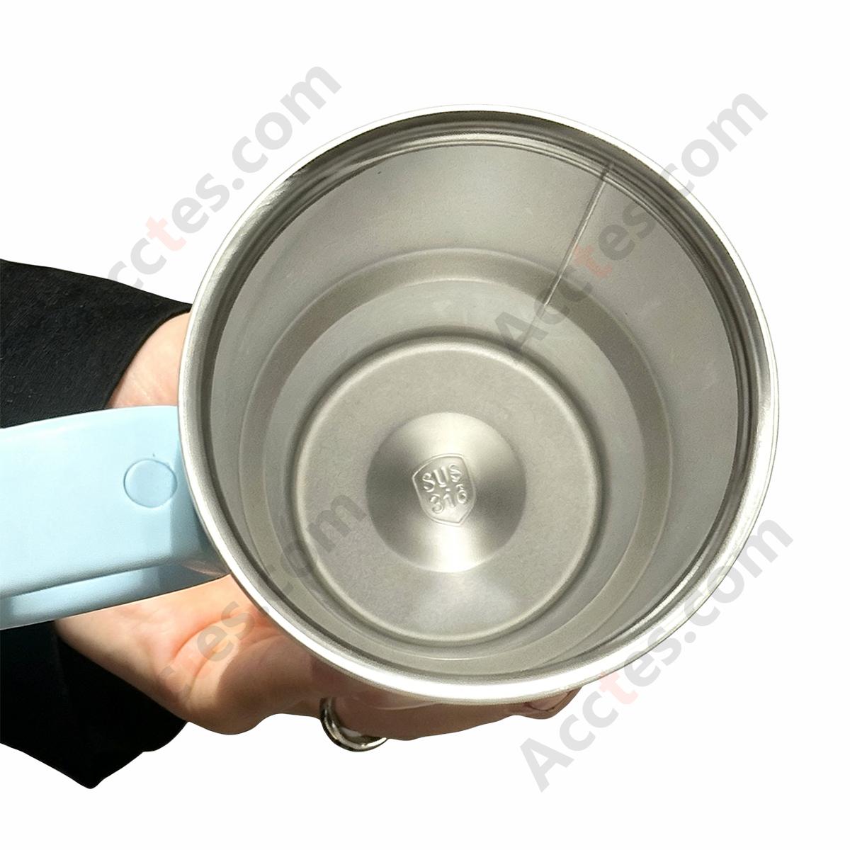 720ml Blue 316 Stainless Steel Insulated Water Bottle with Straw & Handle