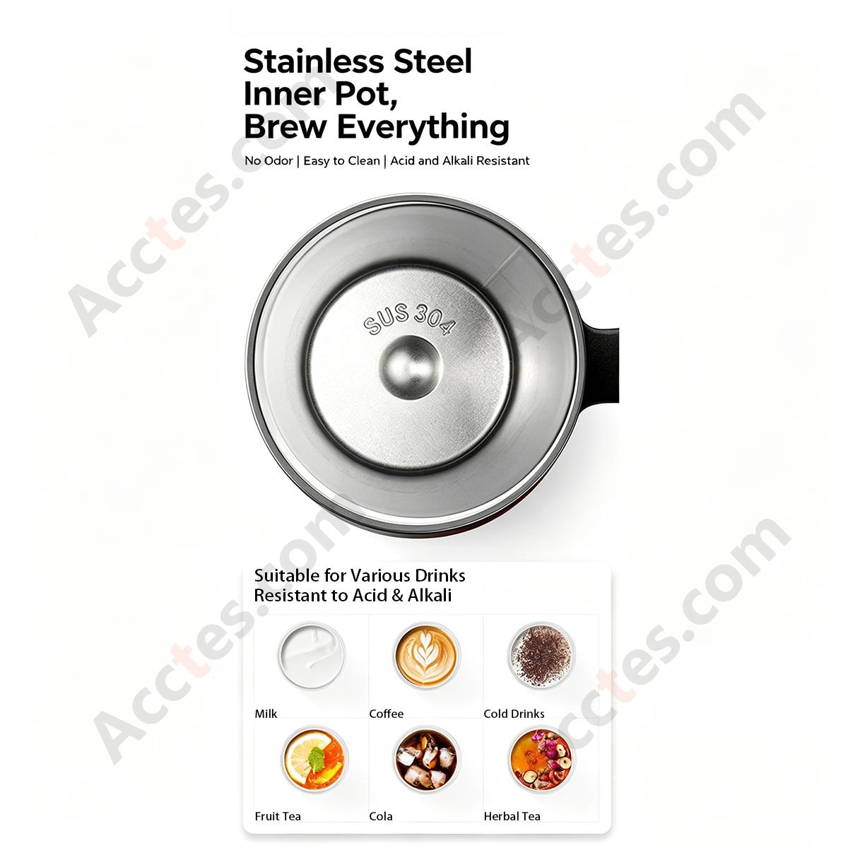 1000ml Orange Stainless Steel Liner Insulated Tumbler with Straw for Men