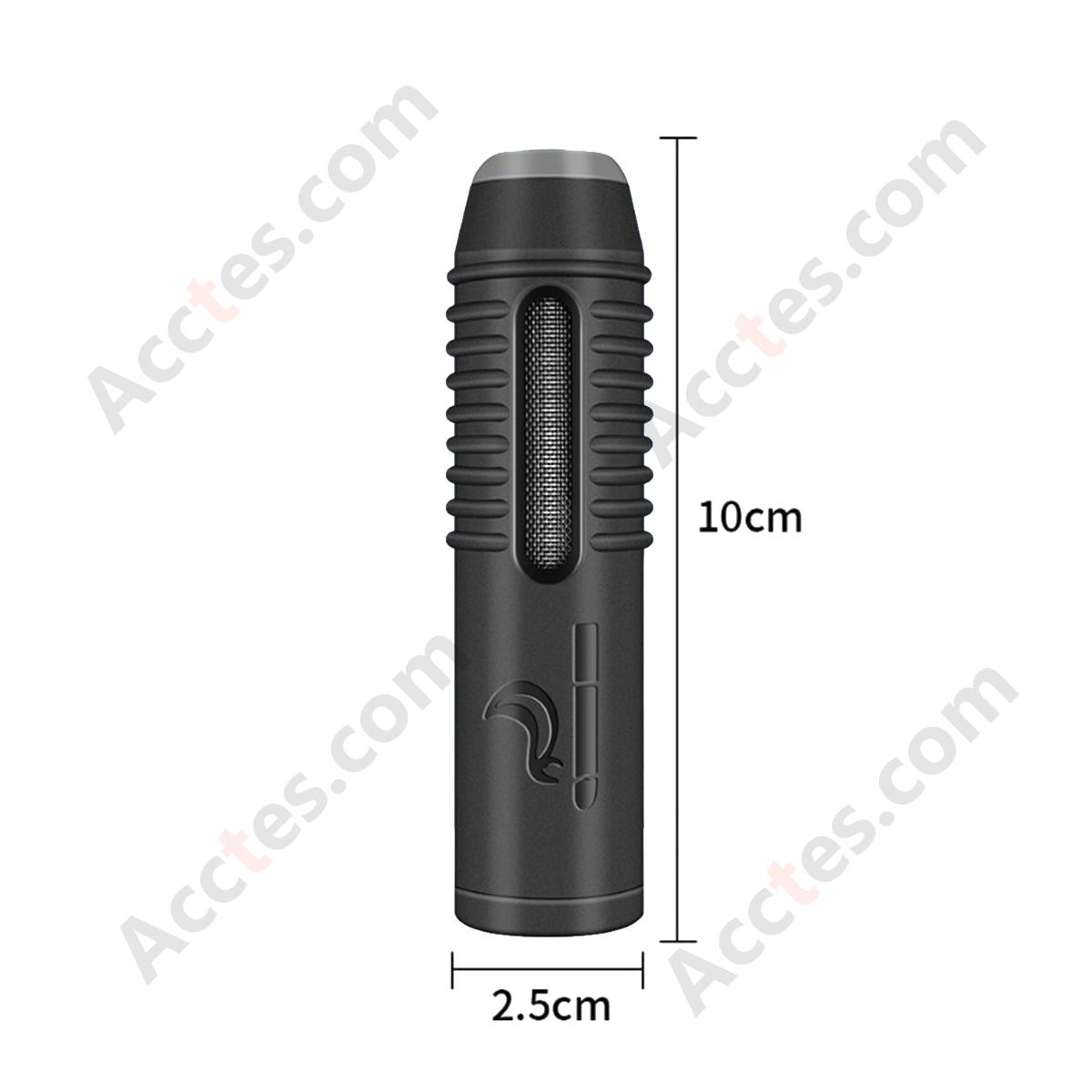 Ash-Free Portable Car Ashtray Cigarette Holder, Black, Fits Regular/Slim/Super Slim Cigarettes