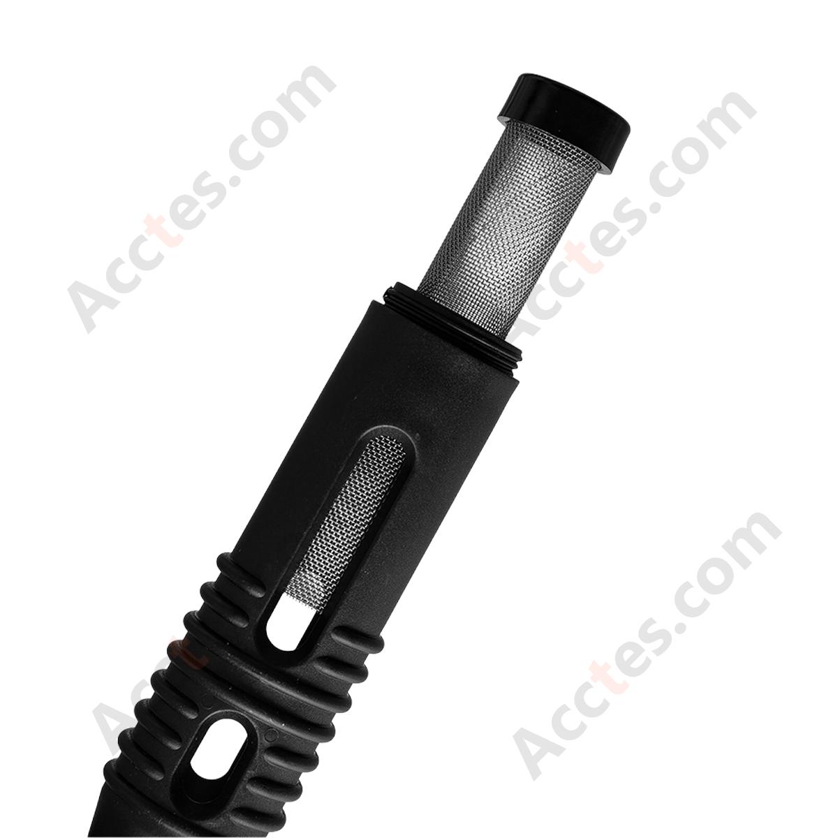 Ash-Free Portable Car Ashtray Cigarette Holder, Black, Fits Regular/Slim/Super Slim Cigarettes
