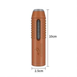 Ash-Free Portable Car Ashtray Cigarette Holder, Brown, Fits Regular/Slim/Super Slim Cigarettes