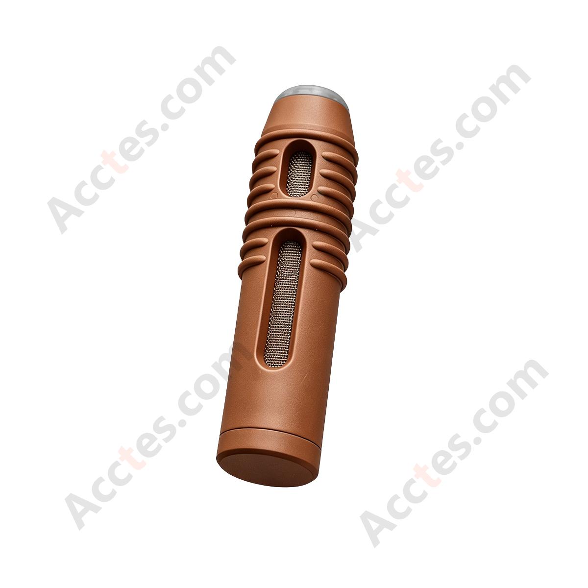 Ash-Free Portable Car Ashtray Cigarette Holder, Brown, Fits Regular/Slim/Super Slim Cigarettes