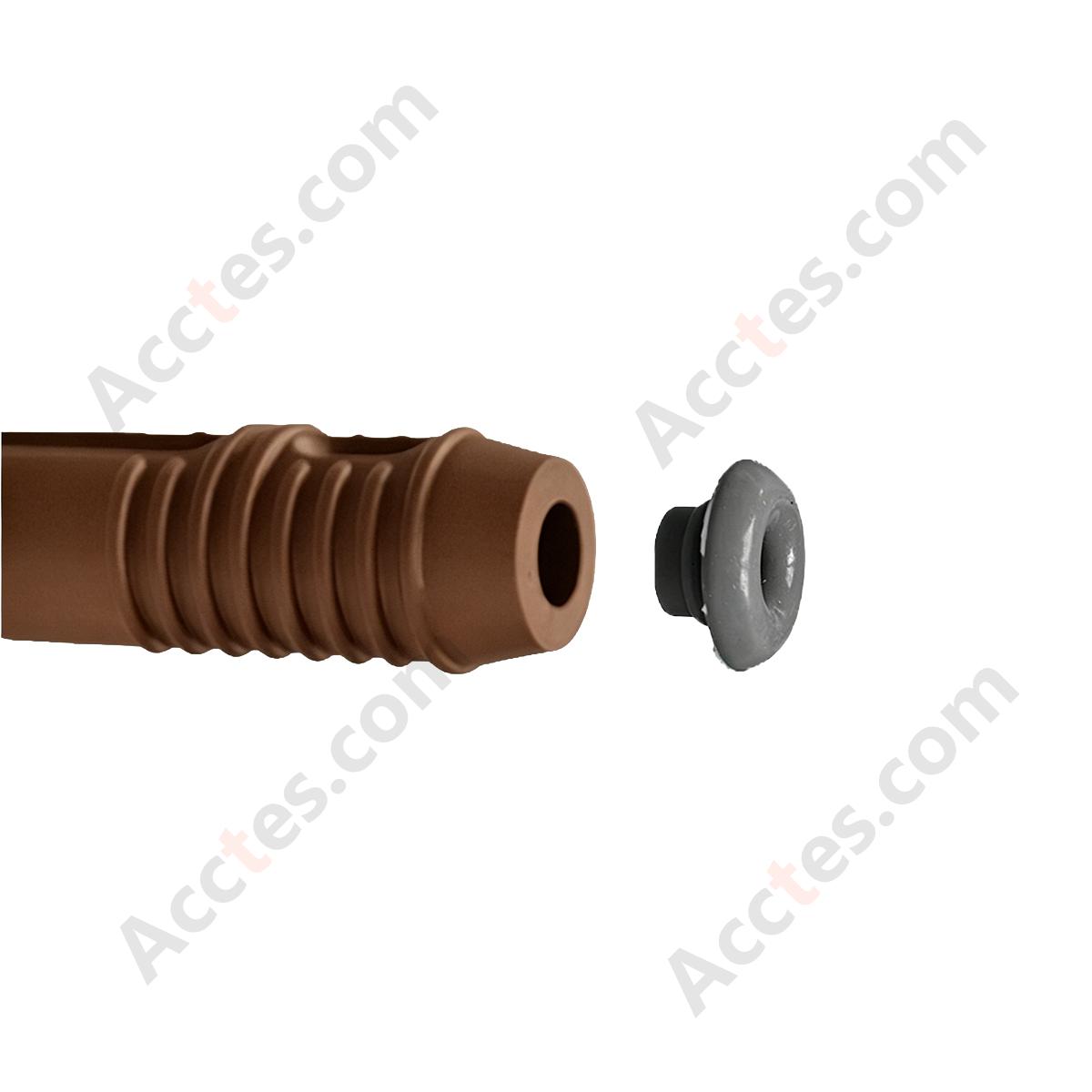 Ash-Free Portable Car Ashtray Cigarette Holder, Brown, Fits Regular/Slim/Super Slim Cigarettes