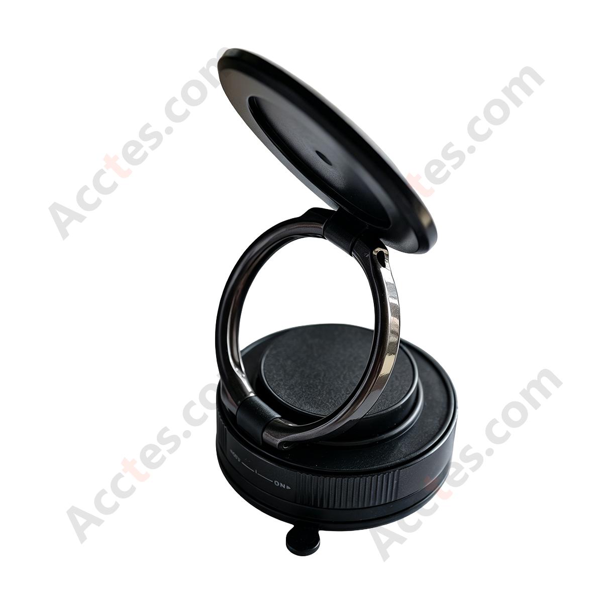 Black Vacuum Suction Magnetic Car Navigation Phone Mount