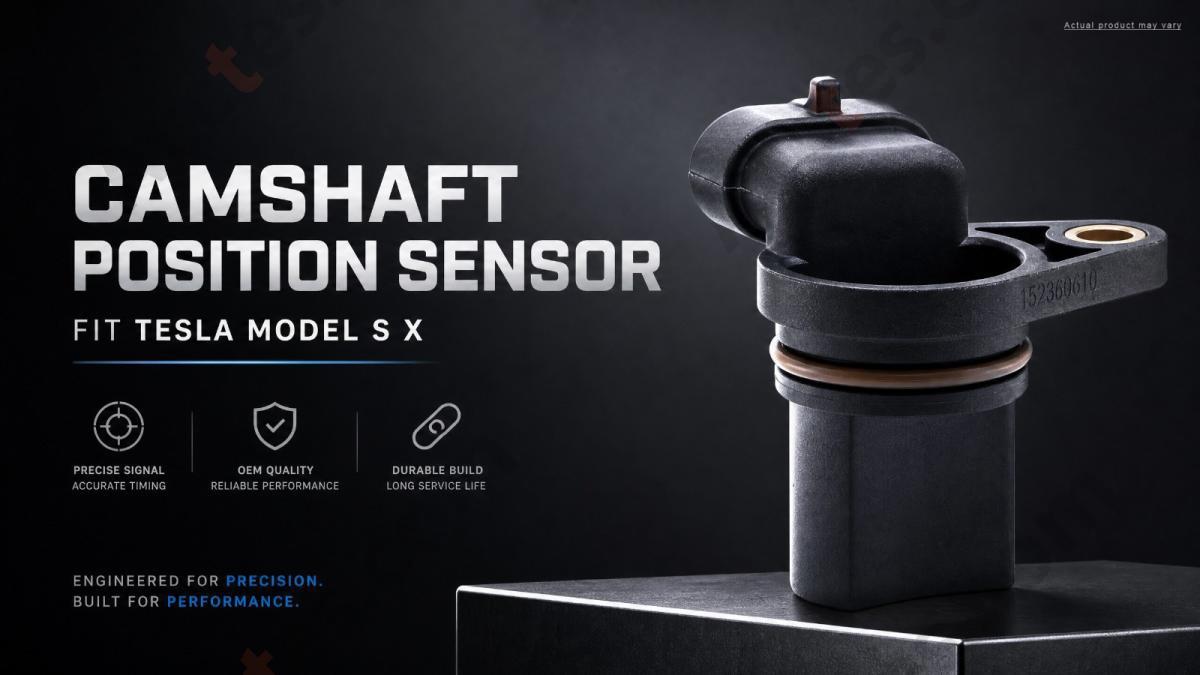 Camshaft Position Sensor Fit 2014-2020 Tesla Model S X  100272200C Video