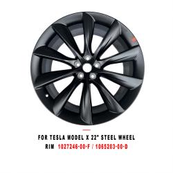 For Tesla Model X 22 Inch Steel Wheel Rim,  Part 1027246-00-F / 1065203-00-D