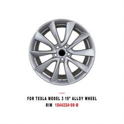 For Tesla Model 3 19 Inch Alloy Wheel Rim 19x8.5, Replacement Wheel,  Part 1044224-00-B