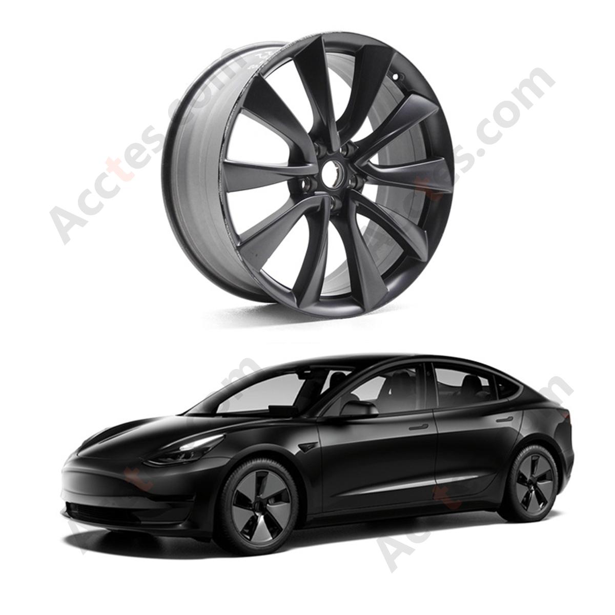 For Tesla Model 3 2017-2020 20 Inch Alloy Wheel Rim 20x8.5,  Part 1044227-00-D