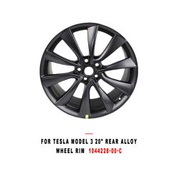 For Tesla Model 3 20 Inch Rear Alloy Wheel Rim, Rear Wheel Replacement,  Part 1044228-00-C