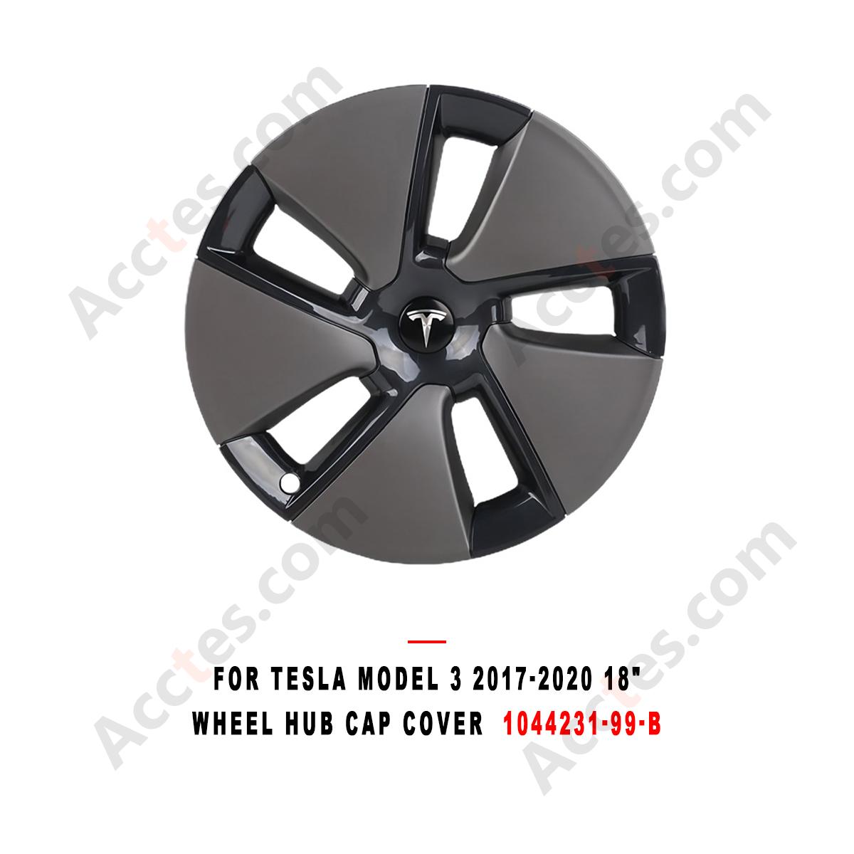 For Tesla Model 3 2017-2020 18" Wheel Hub Cap Cover  1044231-99-B Replacement