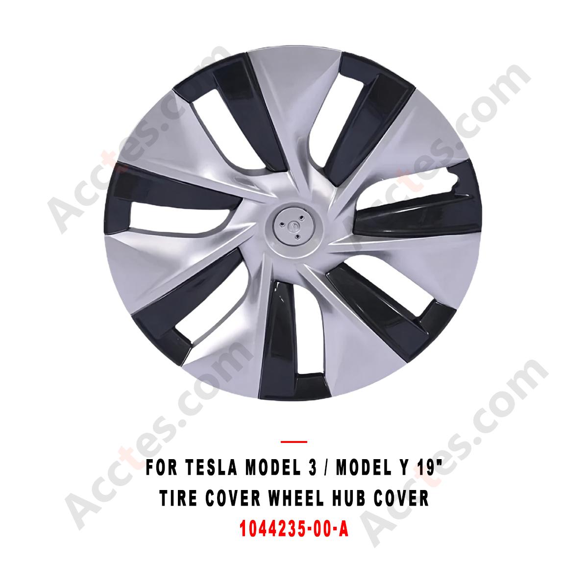 For Tesla Model 3 Model Y 19" Tire Cover Wheel Hub Cover  1044235-00-A Replacement
