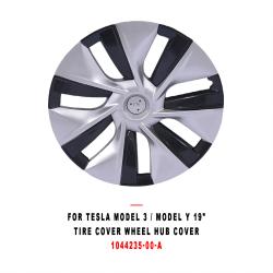 For Tesla Model 3 Model Y 19" Tire Cover Wheel Hub Cover  1044235-00-A Replacement