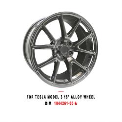 For Tesla Model 3 18 Inch Alloy Wheel Rim, Replacement Wheel,  Part 1044261-00-A, Fit Tesla Model 3