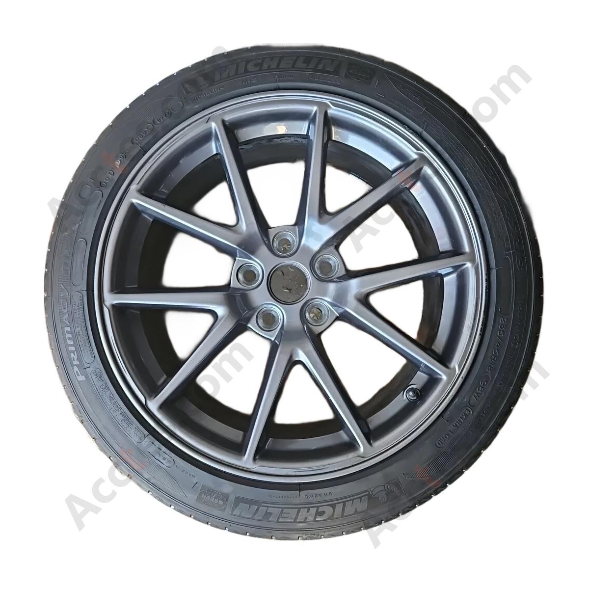 For Tesla Model 3 18 Inch Alloy Wheel Rim, Replacement Wheel,  Part 1044261-00-A, Fit Tesla Model 3