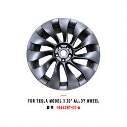 For Tesla Model 3 20 Inch Alloy Wheel Rim, Replacement Wheel,  Part 1044267-00-A