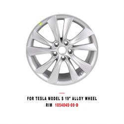 For Tesla Model S 19 Inch Alloy Wheel Rim, Replacement Wheel,  Part 1054045-00-D