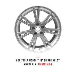 For Tesla Model Y 19 Inch Silver Alloy Wheel Rim 19x9.5,  Part 1188222-00-B