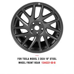 For Tesla Model 3 2024 18" Steel Wheel Front Rear  1344221-00-B Replacement